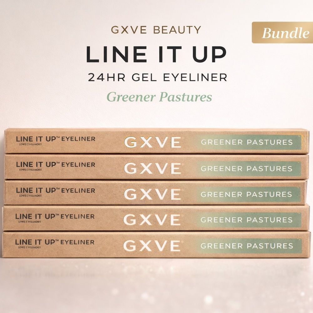 GXVE Line It Up 24HR Gel Eyeliner Greener Pastures Bundle of 6 NEW